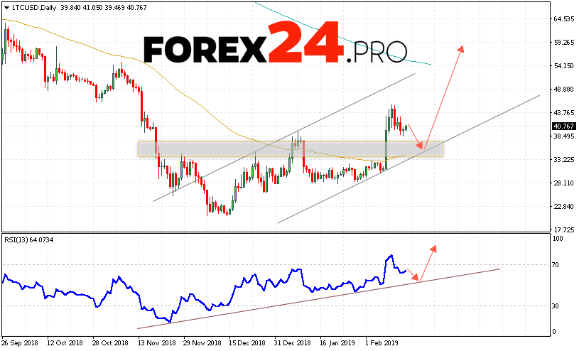 Litecoin Forecast and Analysis February 18 — 22, 2019