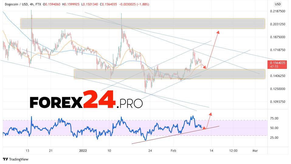 Dogecoin Forecast DOGE/USD February 11, 2022