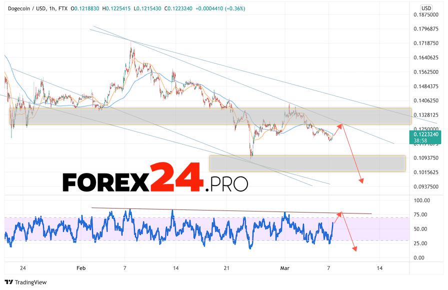 Dogecoin Forecast DOGE/USD March 8, 2022