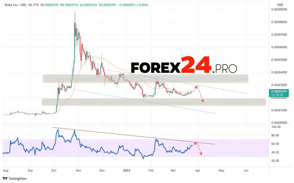 SHIBA INU Weekly Forecast March 28 — April 1, 2022