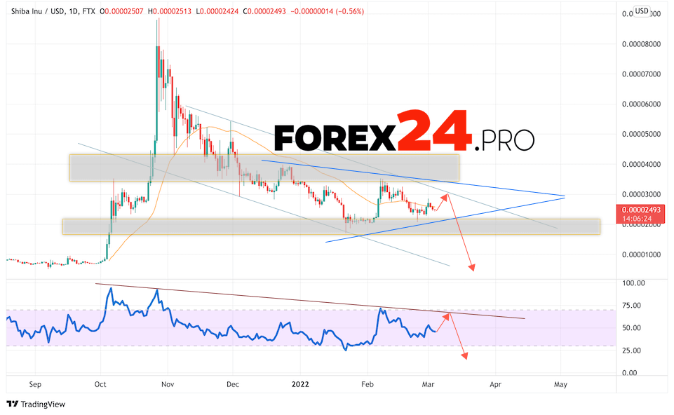 SHIBA INU Weekly Forecast March 7 — 11, 2022