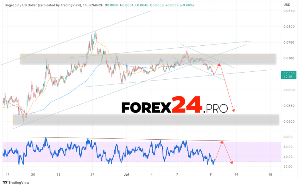 Dogecoin Forecast DOGE/USD July 12, 2022