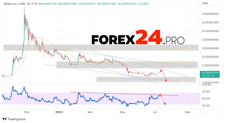 SHIBA INU Weekly Forecast July 11 — 15, 2022