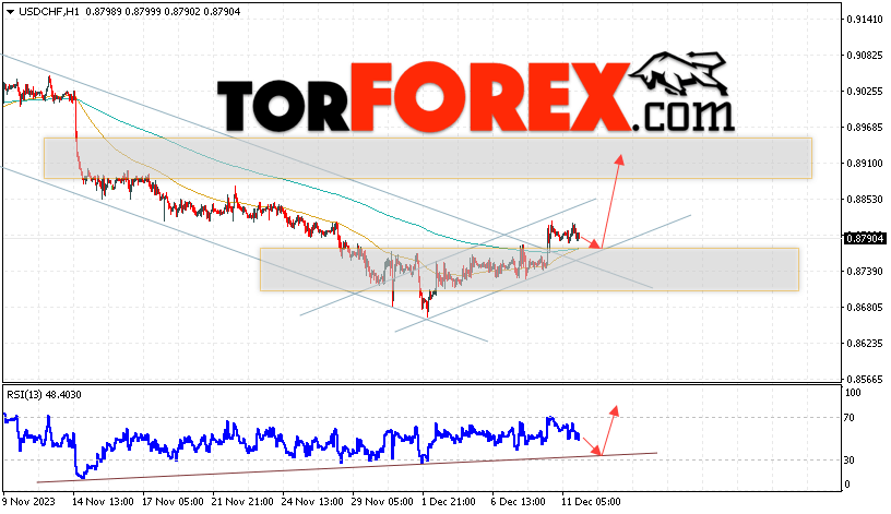 USD/CHF Forecast Dollar Franc for December 12, 2023