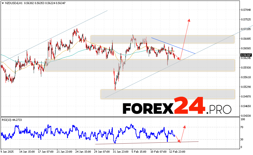 NZDUSD Forecast and Analysis for February 14, 2025