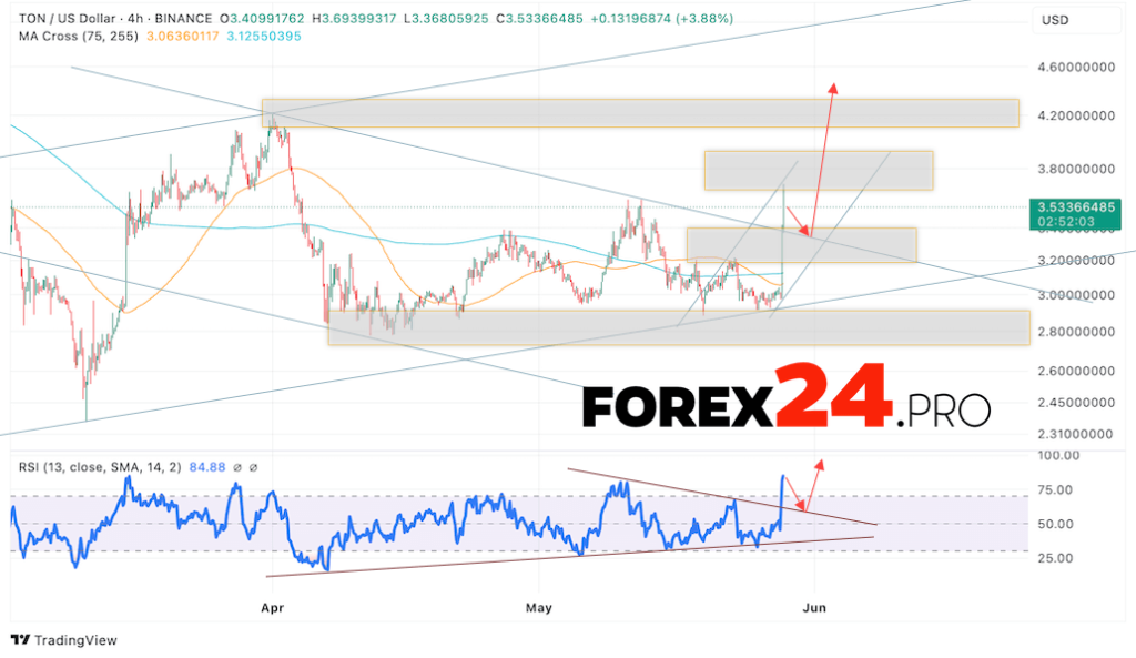 Toncoin Forecast TON/USD for May 29, 2025