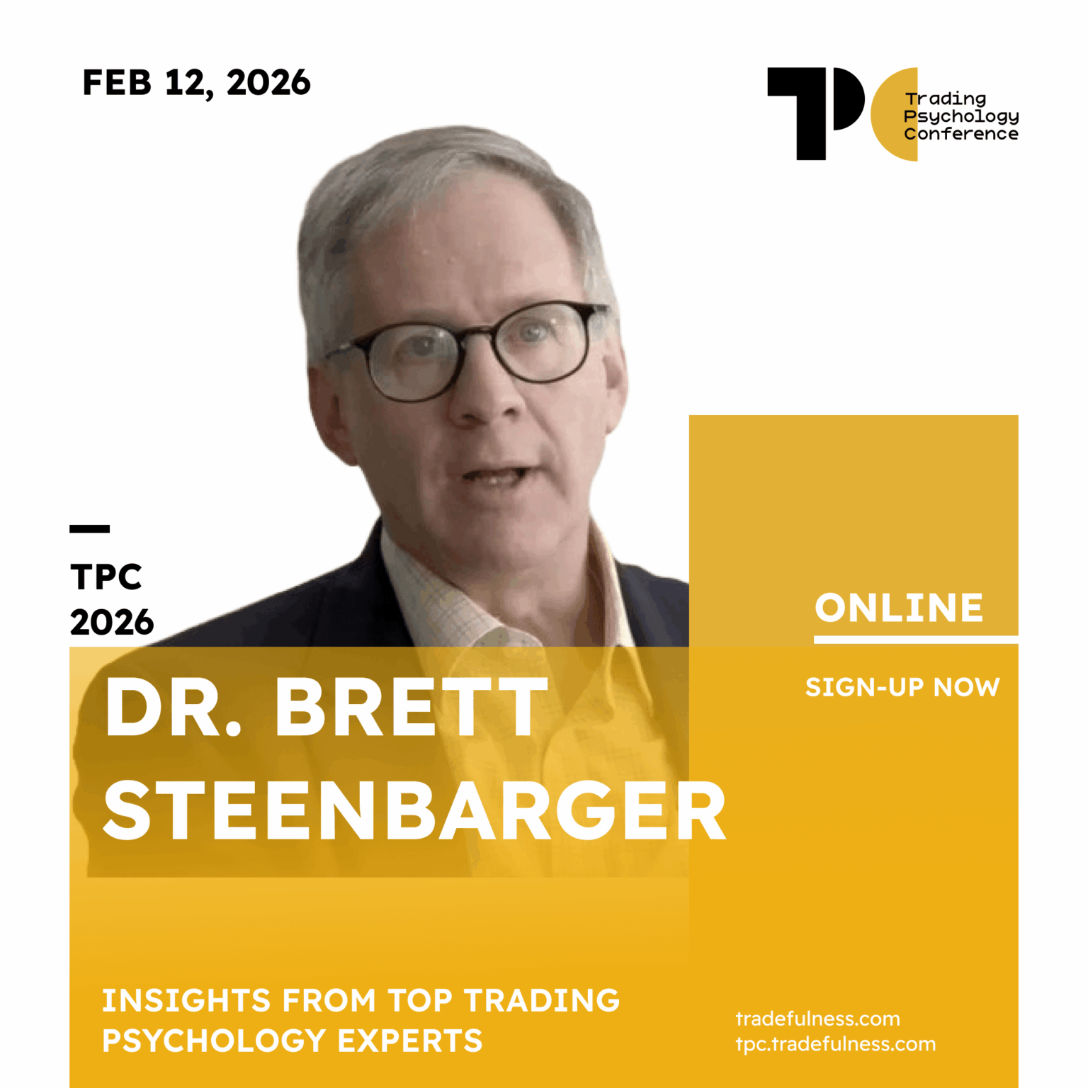 Trading Psychology Conference 2026 to Take Place on February 12 with Dr. Brett Steenbarger Joining as Featured Q&A Guest